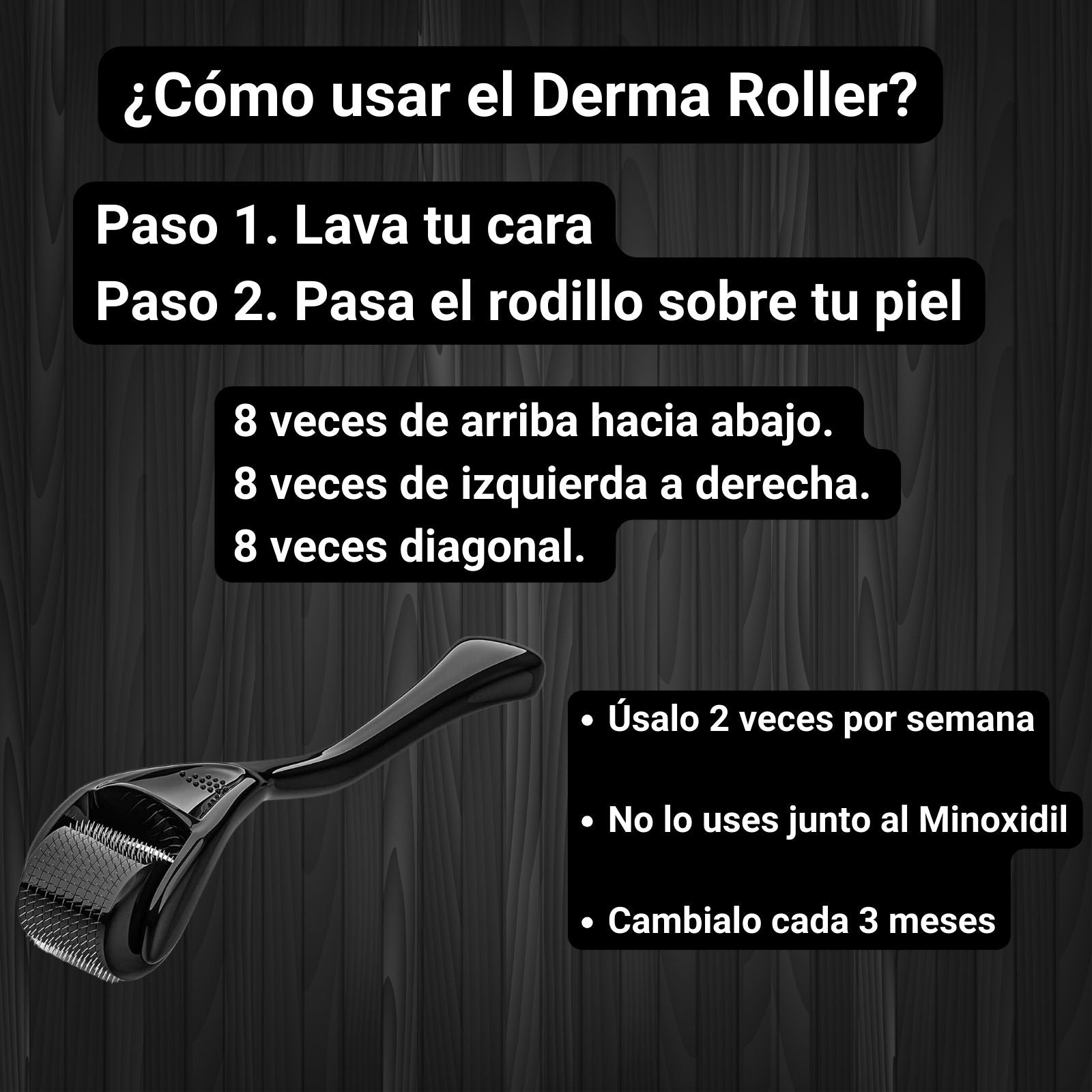 Pack Full Barba + Derma Roller | Incluye productos de afeitado y limpieza