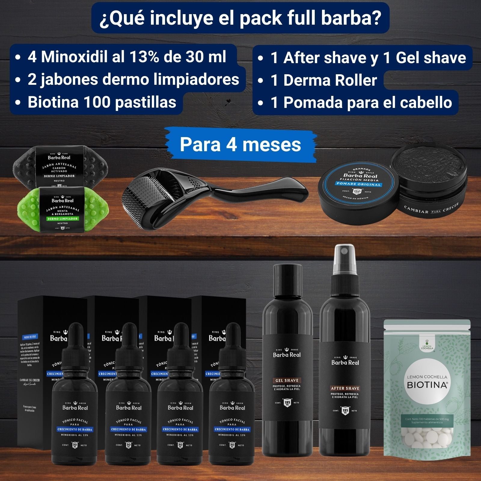 Pack Full Barba + Derma Roller
