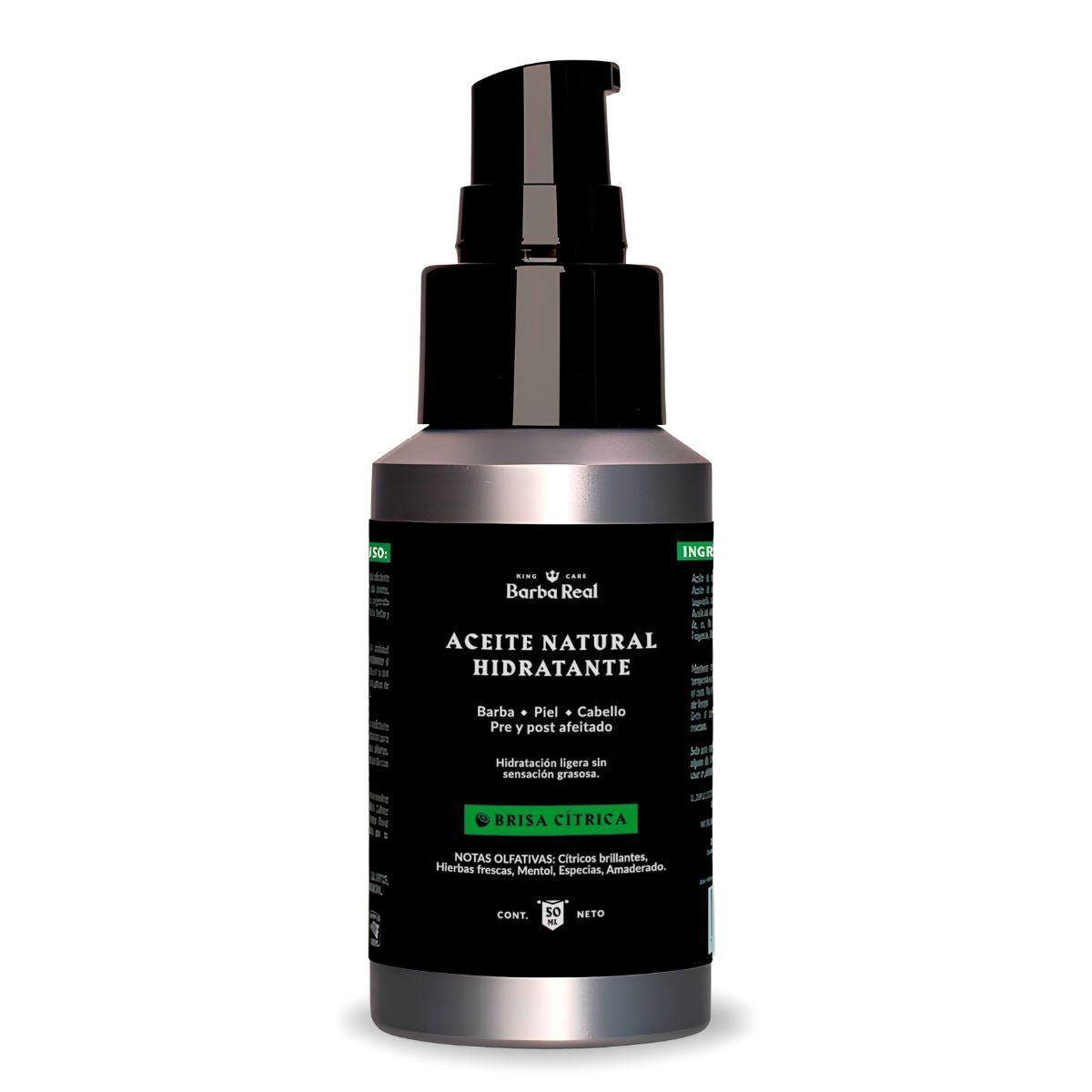 Aceite Natural Hidratante | Barba - Cabello - Piel - Pre y Post Afeitado - BarbaReal