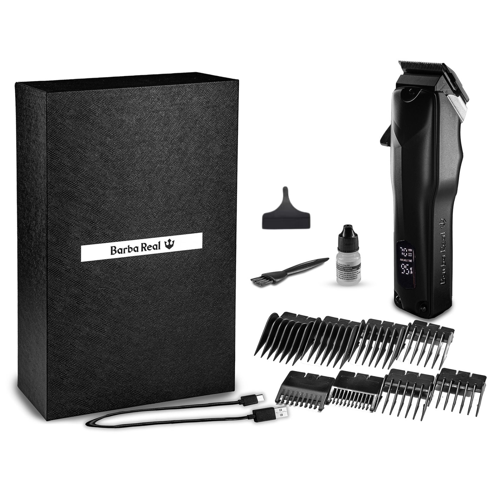 Clipper Barba Real | Recortadora De Barba y Cabello Recargable - BarbaReal
