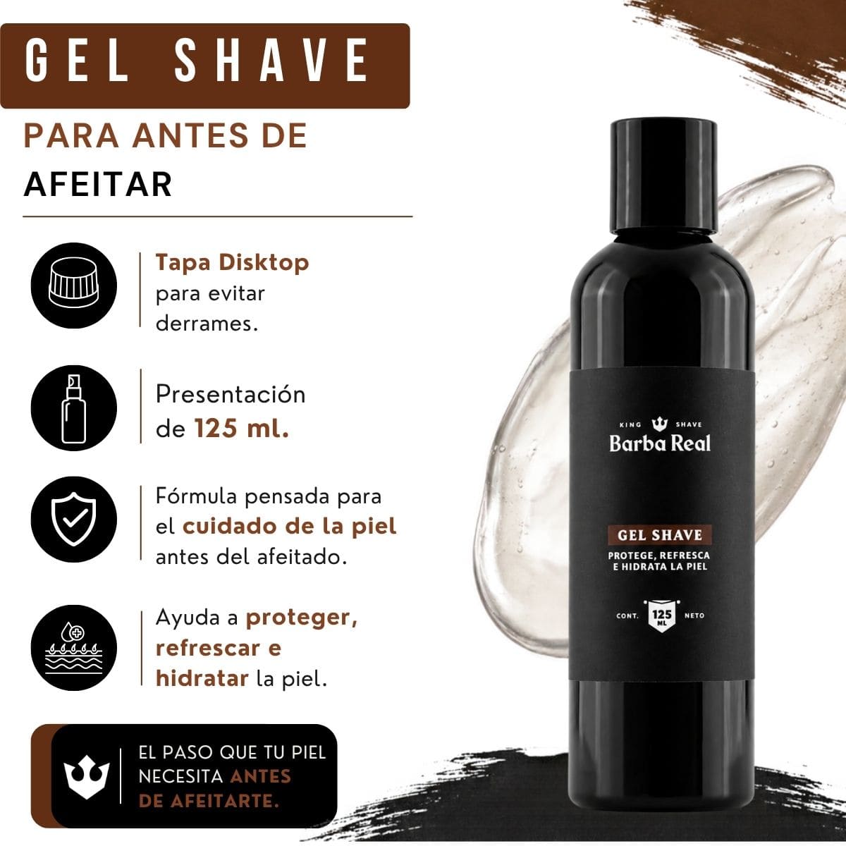 Gel Shave | Para antes de afeitar - BarbaReal
