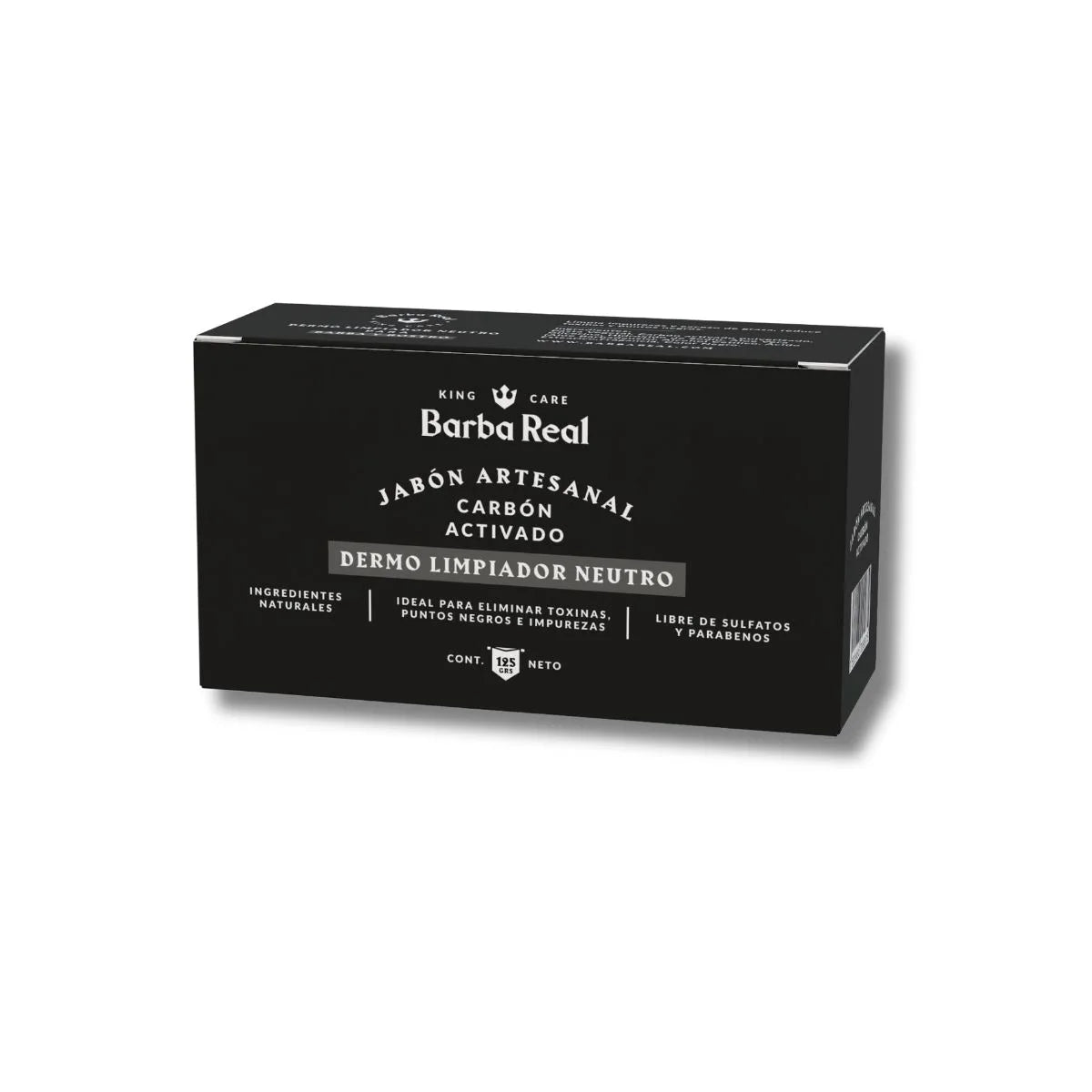Jabón de Carbón Activado - BarbaReal