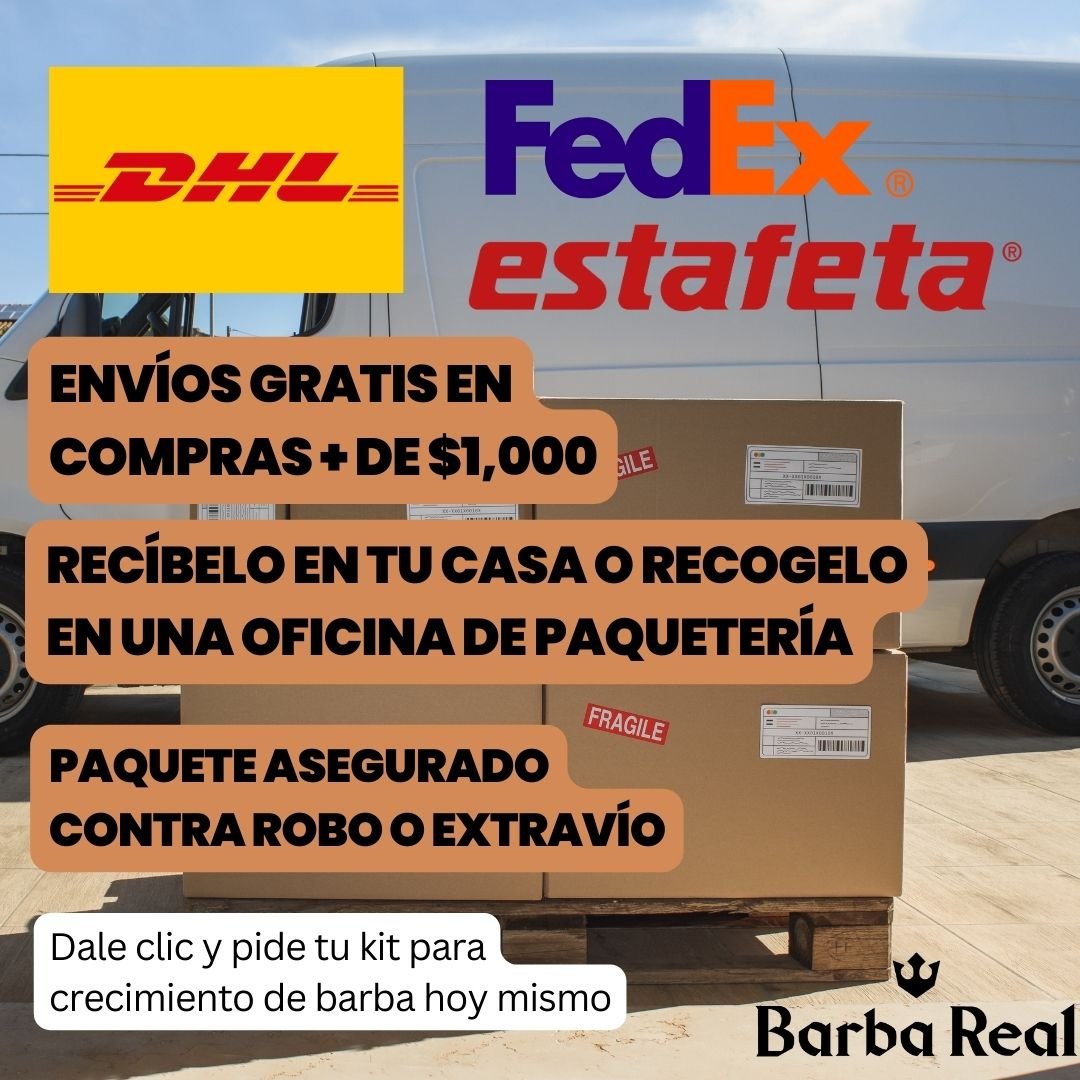 Kit 6 Minoxidil al 13% - BarbaReal