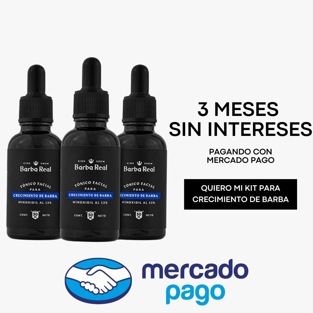 Kit 6 Minoxidil al 13% - BarbaReal