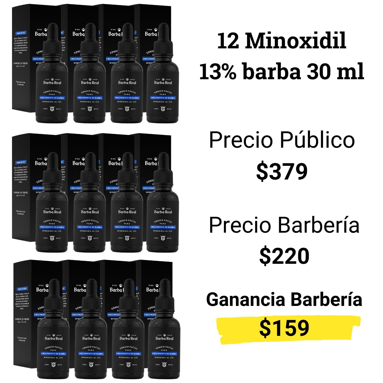 Kit barber Crecimiento - BarbaReal