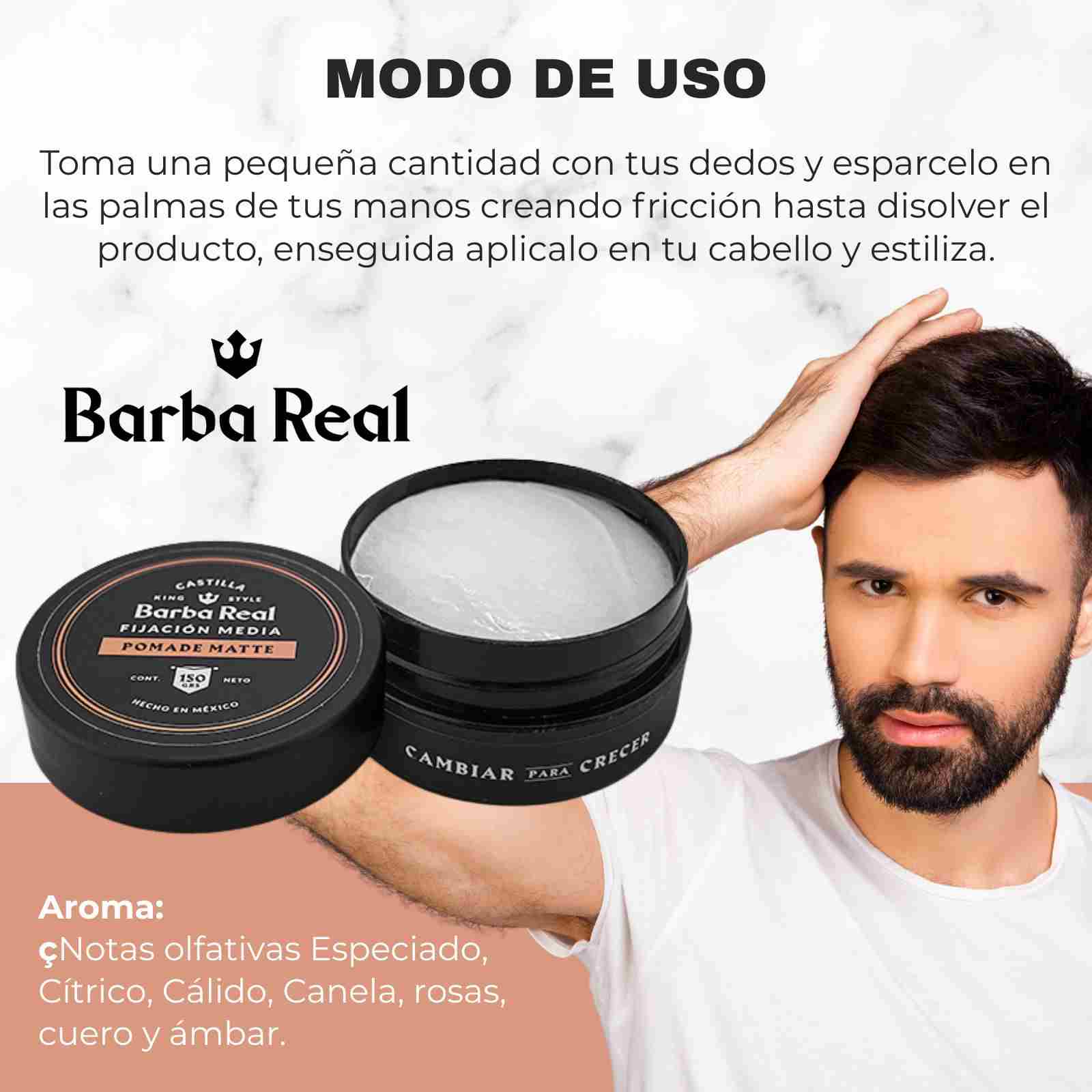 Pomade Matte "Castilla" - BarbaReal