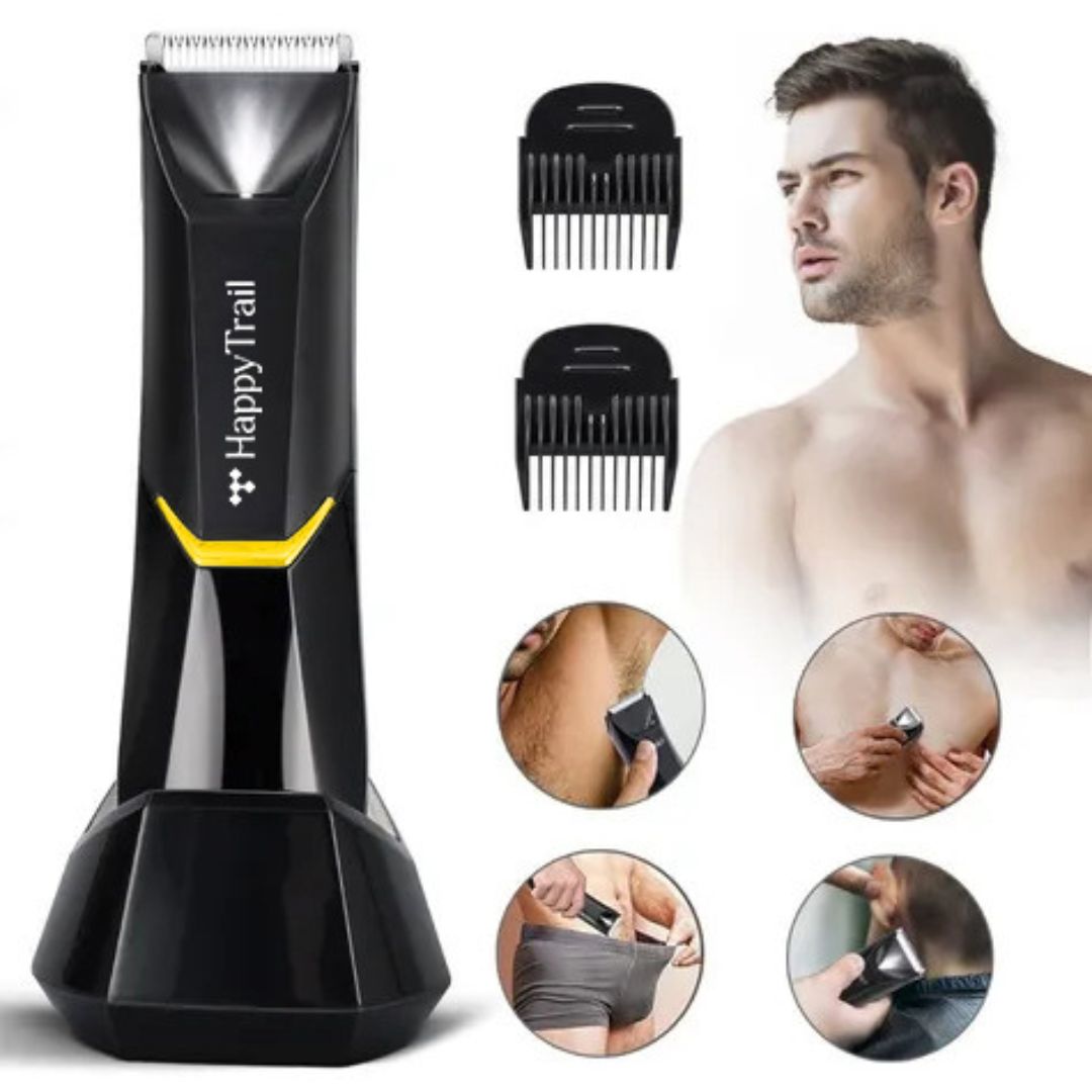 Recortadora Vello corporal | Happy Trail Recargable e impermeable - BarbaReal