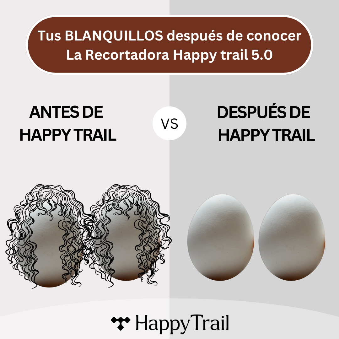 Recortadora Vello corporal | Happy Trail Recargable e impermeable - BarbaReal