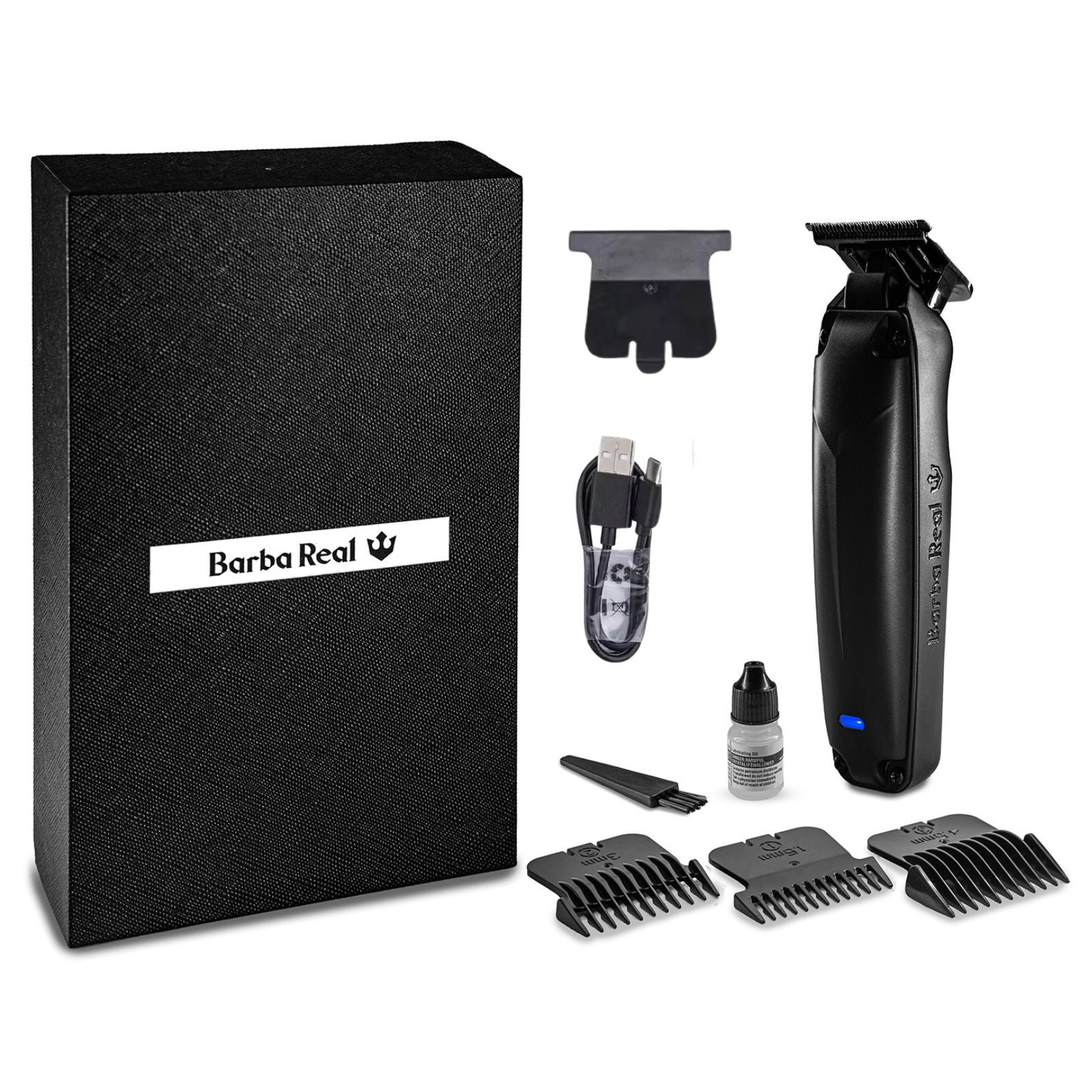 Trimmer Barba Real | Perfiladora, Recortadora De Barba y Cabello Recargable - BarbaReal