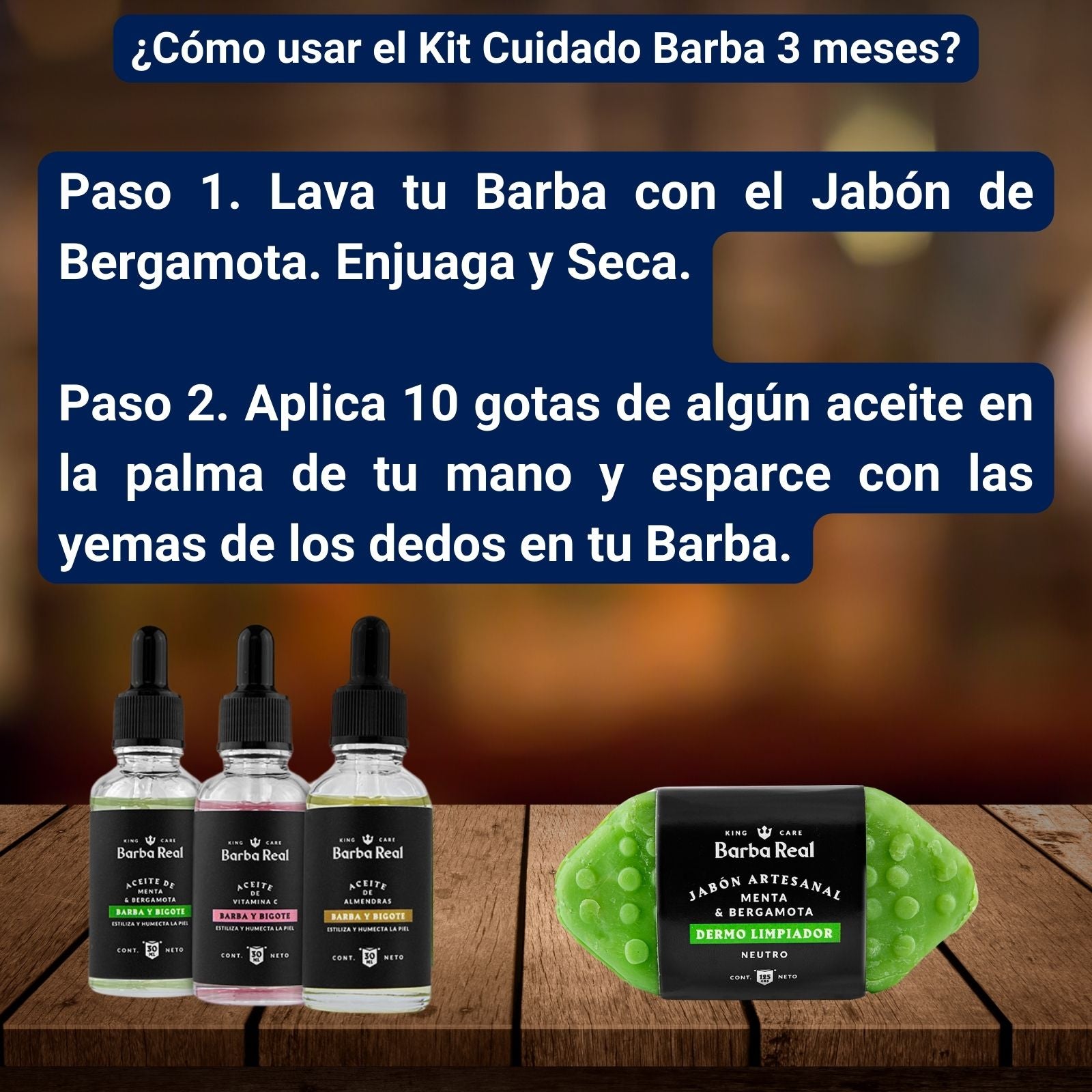 Kit Cuidado Barba 3 meses