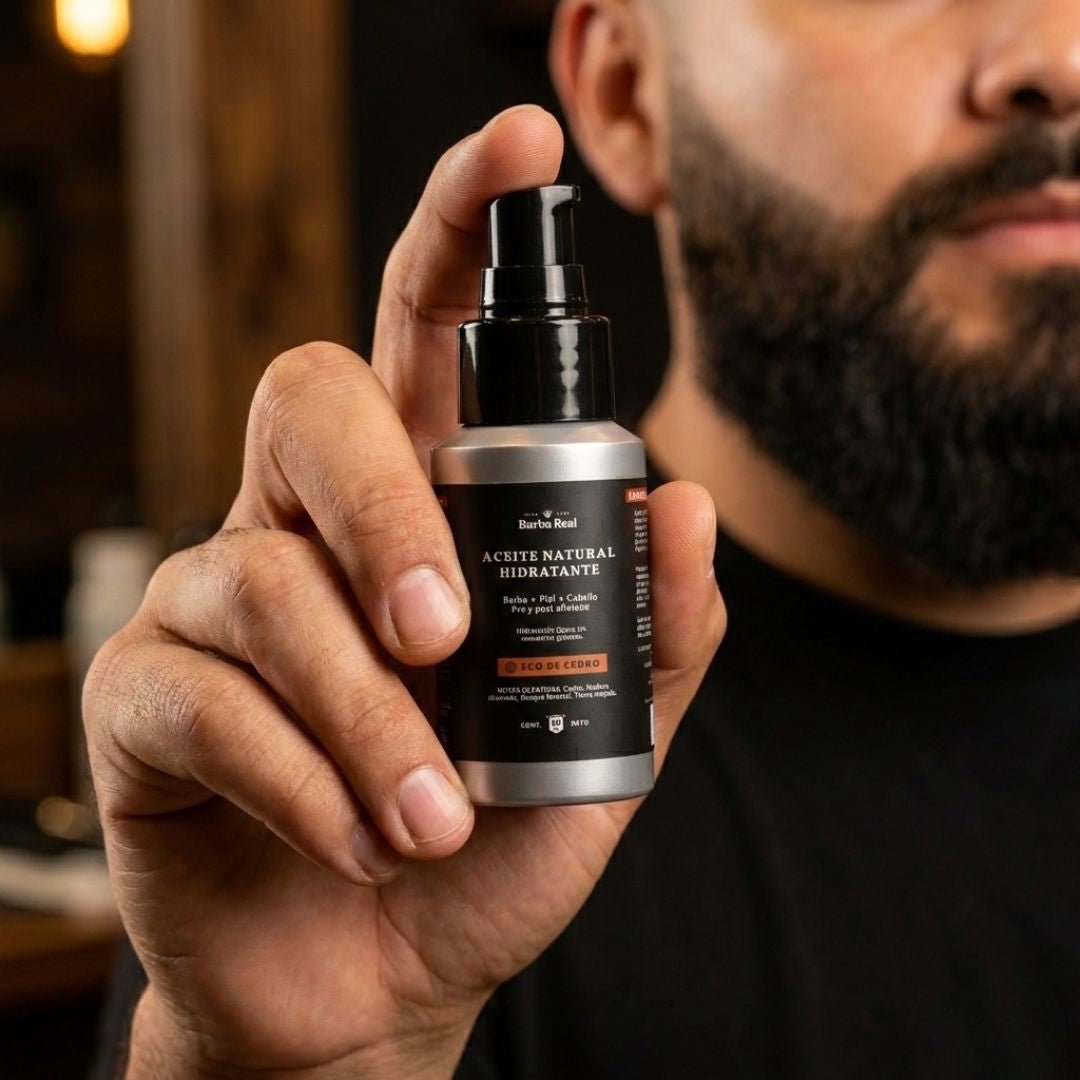 Aceite Natural Hidratante | Barba - Cabello - Piel - Pre y Post Afeitado - BarbaReal