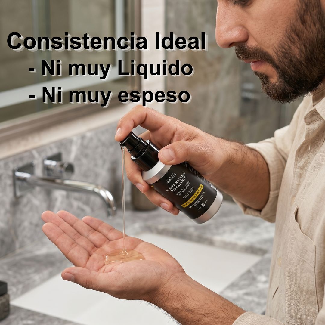 Aceite Natural Hidratante | Barba - Cabello - Piel - Pre y Post Afeitado - BarbaReal