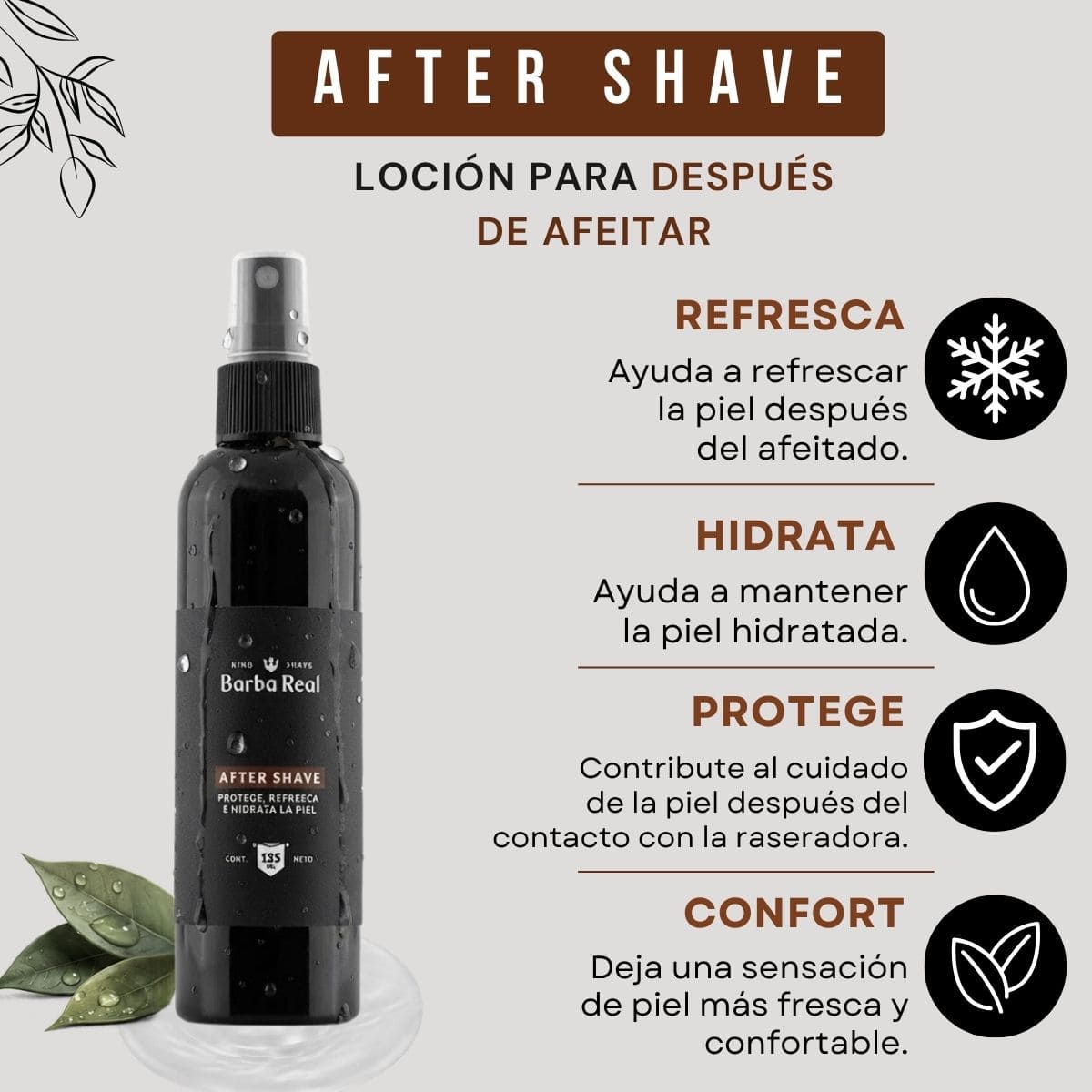 After Shave | Loción para después de Afeitar - BarbaReal