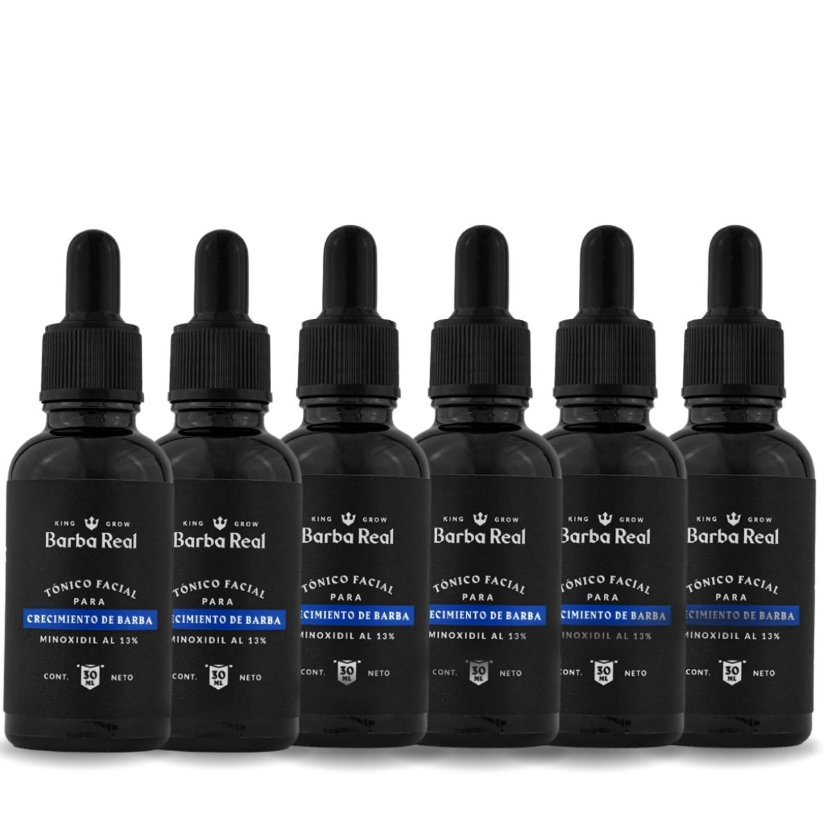 Kit 6 Minoxidil al 13% - BarbaReal