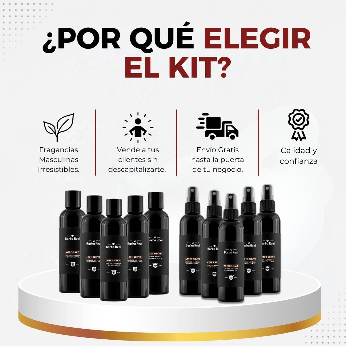 Kit Barber Afeitado - BarbaReal