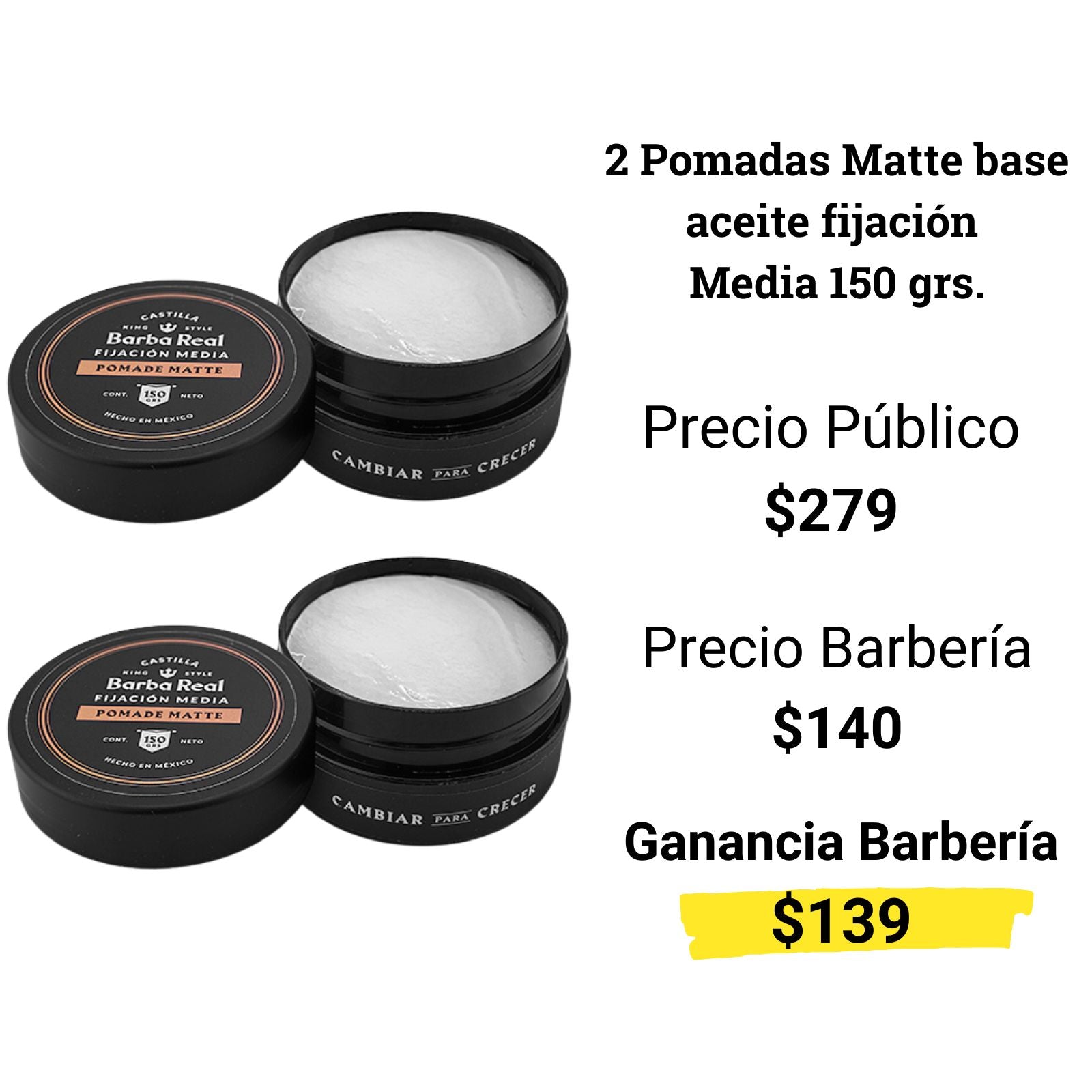 Kit Barber peinado - BarbaReal