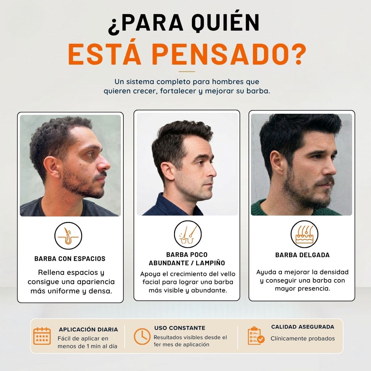 Minoxidil al 20% | Espuma para Crecimiento de Barba. Formula Mejorada. - BarbaReal