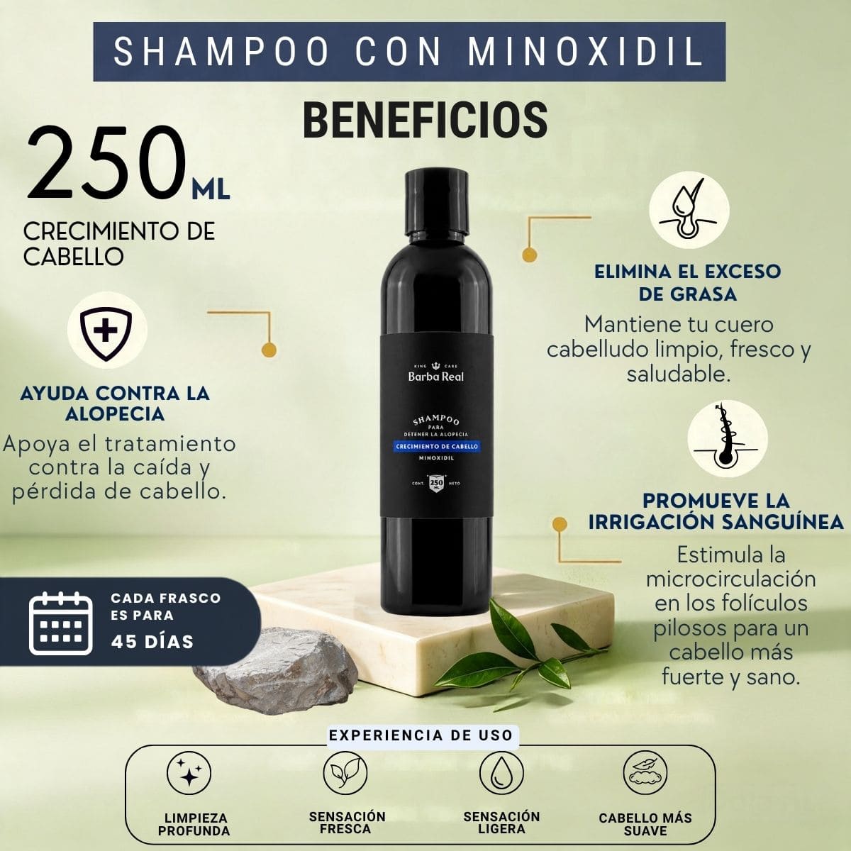 Pack Barba y Cabello con Minoxidil al 20% | Tratamiento completo para ambas zonas. - BarbaReal