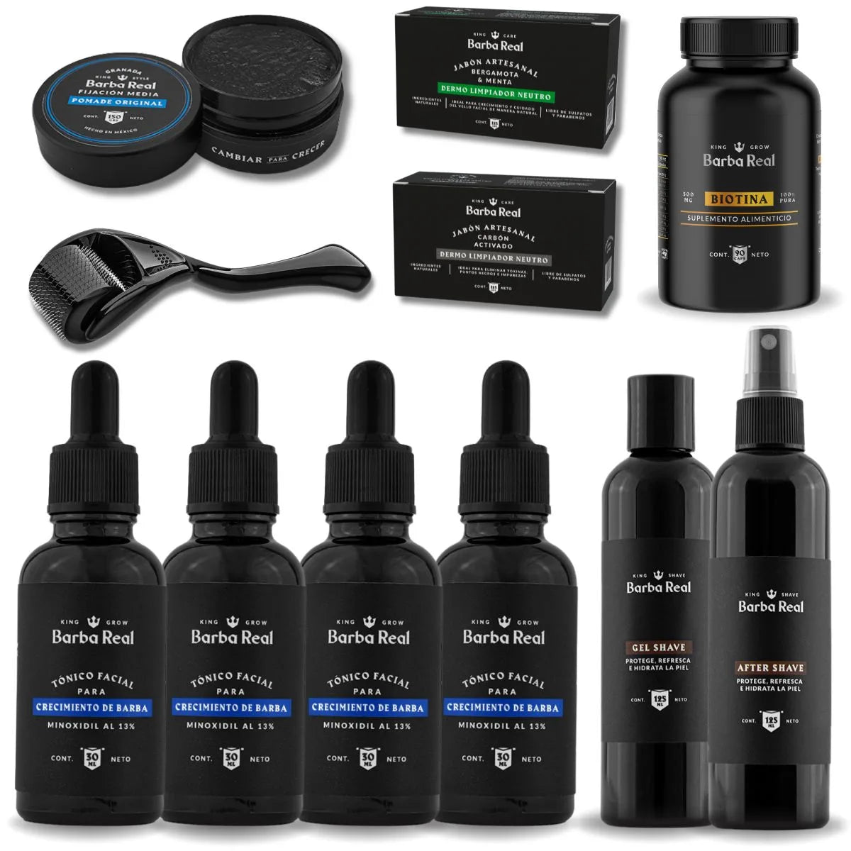 Pack Full Barba + Derma Roller - BarbaReal