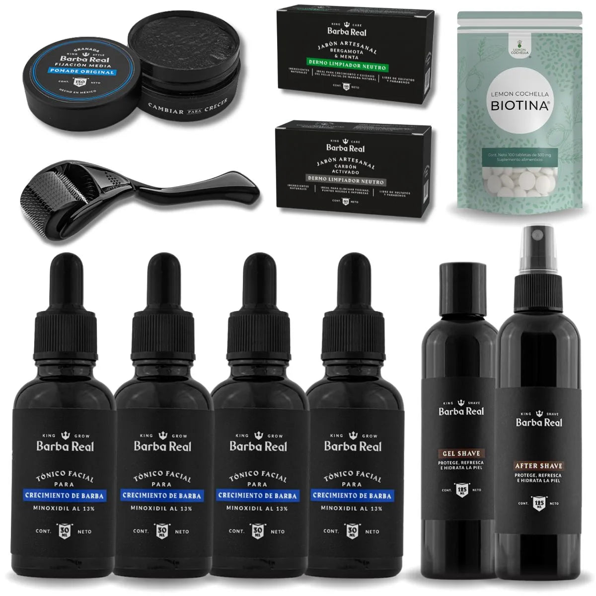 Pack Full Barba + Derma Roller - BarbaReal