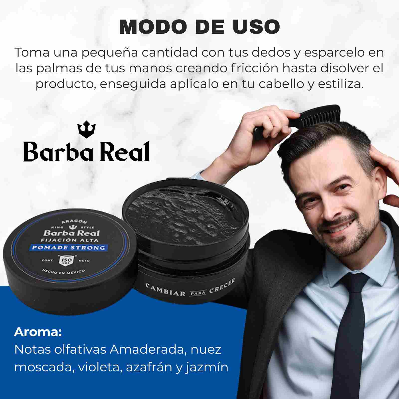 Pomade Strong "Aragón" - BarbaReal